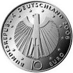 10 евро Германия 2005 год Чемпионат мира по футболу - 2006