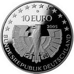 10 евро Германия 2005 год Национальный парк Баварский лес