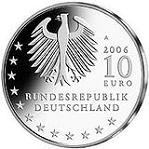 10 евро Германия 2006 год 800 лет Дрездену