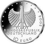 10 евро Германия 2006 год 650 лет Ганзейскому союзу