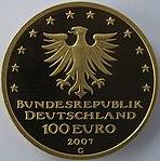 100 евро Германия 2007 год Любек