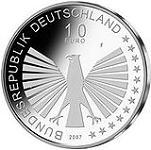 10 евро Германия 2007 год 50 лет Римскому договору