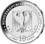 10 евро Германия 2007 год 175 лет со дня рождения Вильгельма Буша