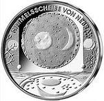 10 евро Германия 2008 год Небесный диск из Небры