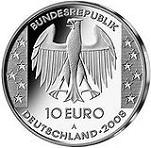 10 евро Германия 2008 год Небесный диск из Небры