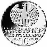 10 евро Германия 2009 год 400 лет законам Кеплера
