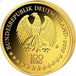 100 евро Германия 2010 год Вюрцбургская резиденция и дворцовый сад Хофгартен