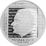 10 евро Германия 2010 года 100 лет со дня рождения Конрада Цузе