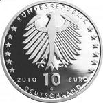 10 евро Германия 2010 года 100 лет со дня рождения Конрада Цузе