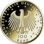 100 евро Германия 2012 год Ахенский собор