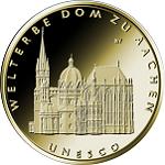 100 евро Германия 2012 год Ахенский собор