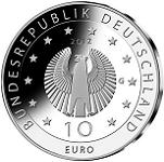 10 евро Германия 2012 год 50 лет Немецкой организации помощи голодающим мира