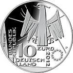 10 евро Германия 2012 год100 лет Немецкой национальной библиотеке