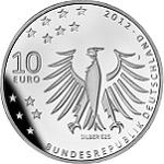 10 евро Германия 2012 год 150 лет со дня рождения Герхарта Гауптмана