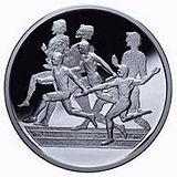 10 евро Греция 2003 год XXVIII Олимпийские игры 2004 года в Афинах - Эстафетный бег