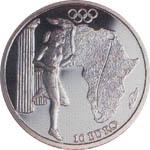 10 евро Греция 2004 год XXVIII Олимпийские игры 2004 года в Афинах - Эстафета Олимпийского огня: Африка