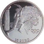 10 евро Греция 2004 год XXVIII Олимпийские игры 2004 года в Афинах - Эстафета Олимпийского огня: Азия