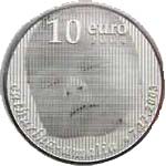 10 евро Нидерланды 2004 год Рождение принцессы Катарины-Амалии