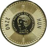 10 евро Голландия 2007 год 400 лет со дня рождения Михаила Адриансзона Рюйтера