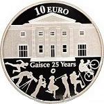 10 евро 2010 год Ирландия 25 лет Призу президента