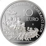 10 евро Италия 2009 год 400 лет со дня смерти художника Аннибале Карраччи
