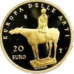20 евро Италия 2003 год Искусство Европы: Италия. Марино Марини