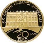 20 евро Италия 2005 год Зимние Олимпийские игры-2006 в Италии: Палаццо Мадама