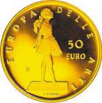 50 евро Италия 2005 год Искусство Европы: Франция. Эдгар Дега