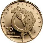 20 евро Италия 2007 год Искусство Европы: Ирландия. Брошь из Тары