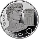 10 евро Италия 2012 год 500 лет со дня открытия Сикстинской капеллы