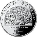 5 евро Италия 2012 год Искусство Италии. Кампобассо
