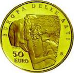 50 евро Италия 2003 год Искусство Европы: Австрия. Густав Климт