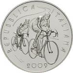5 евро Италия 2009 год 100 лет велогонке Джиро д’Италия