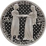 7 евро Люксембург 2010 год 700 лет со дня бракосочетания Иоанна Люксембургского и Елизаветы