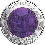 5 евро Люксембург 2012 год Замок Буршайд