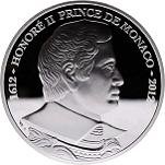 10 евро Монако 2012 год Князь Монако Оноре II