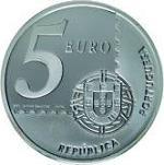 5 евро Португалия 2003 год 150 лет португальским почтовым маркам