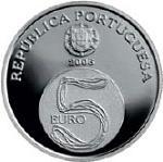5 евро Португалия 2006 год Монастырь Алкобаса