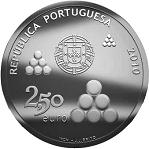 2,5 евро Португалия 2010 год 200 лет линии Торреш-Ведраш