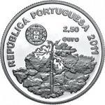 2,5 евро Португалия 2011 год Винодельческий ландшафт острова Пику