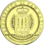 20 евро Сан-Марино 2002 год 1600 лет со дня провозглашения города Равенна столицей Западной Римской империи