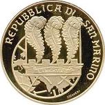 20 евро Сан-Марино 2004 год 750 лет со дня рождения Марко Поло