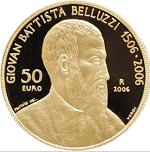 50 евро Сан-Марино 2006 год 500 лет со дня рождения Джованни Баттиста Белуччи