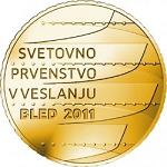 100 евро Словения 2011 год Чемпионат мира по академической гребле на озере Блед