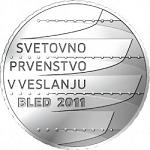 30 евро Словения 2011 год Чемпионат мира по академической гребле на озере Блед
