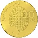 100 евро Словения 2012 год 100 лет первой словенской олимпийской медали