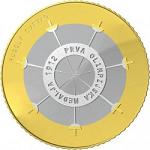 3 евро Словения 2012 год 100 лет первой словенской олимпийской медали