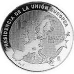 10 евро Испания 2002 год Председательство ЕС