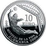 10 евро Испания 2003 год Чемпионат мира по футболу - 2006
