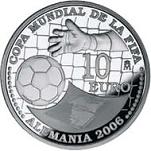 10 евро Испания 2004 год Чемпионат мира по футболу - 2006